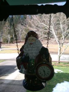 Santa with Clock